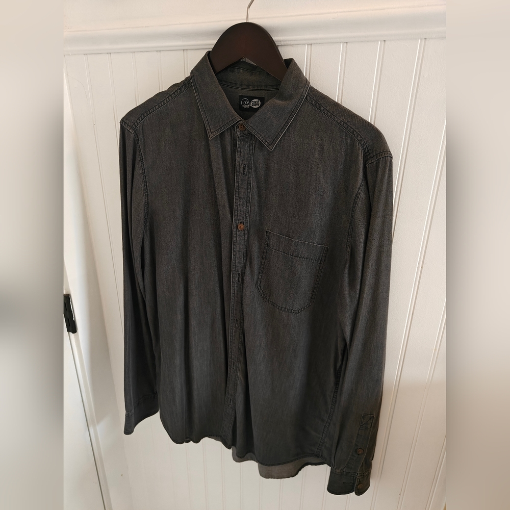 Cheap Monday Black Denim Shirt